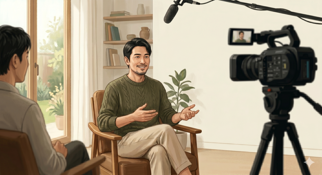 いいインタビュー動画が撮れる現場、何が違う？