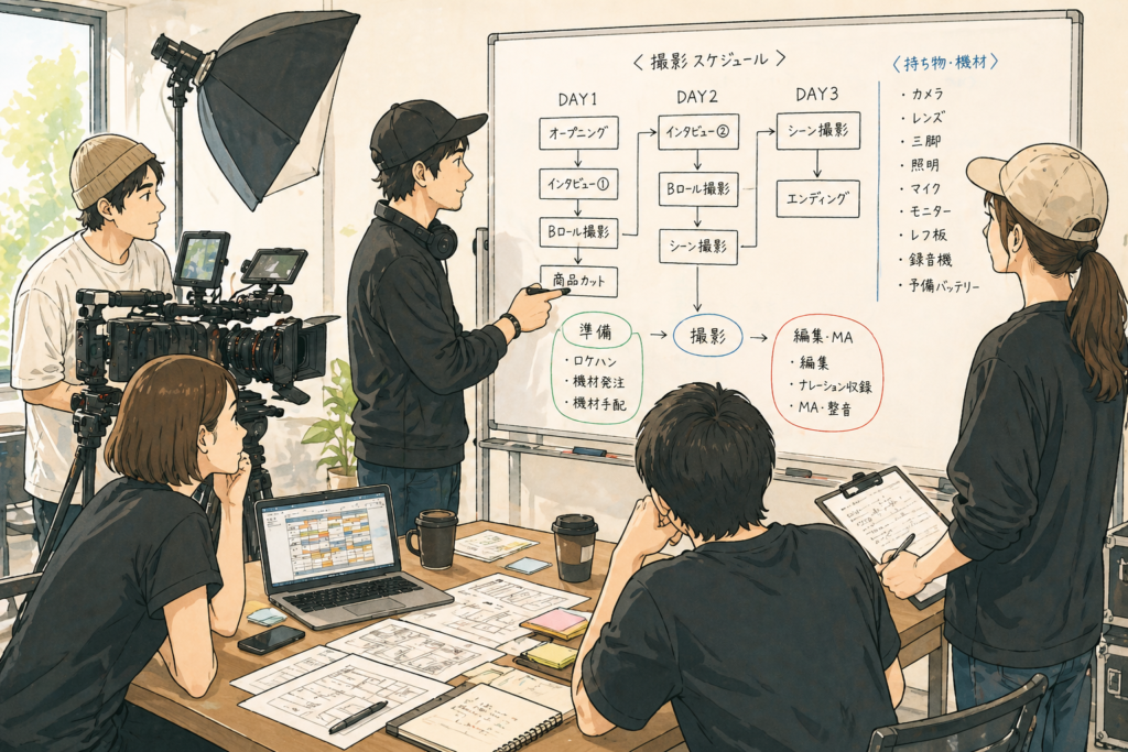 どこから始めればいい？栃木の動画プロの段取りの答え