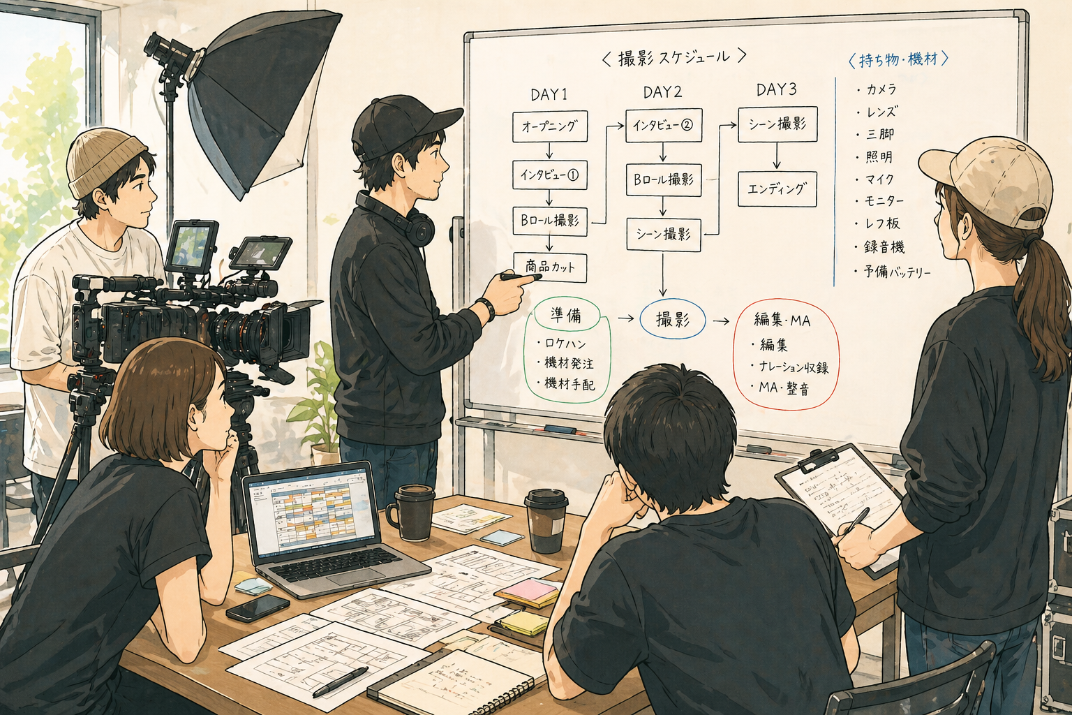 どこから始めればいい？栃木の動画プロデューサーの段取りの答え